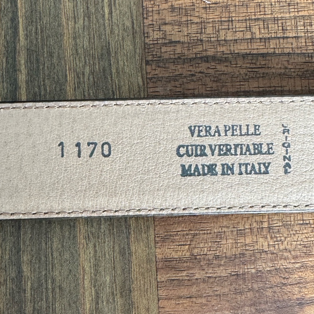 Cavalieri Brown Leather Belt made in Italy 120/105 - Picture 4 of 6